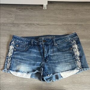 American Eagle Outfitters Women's Blue Denim Shorts